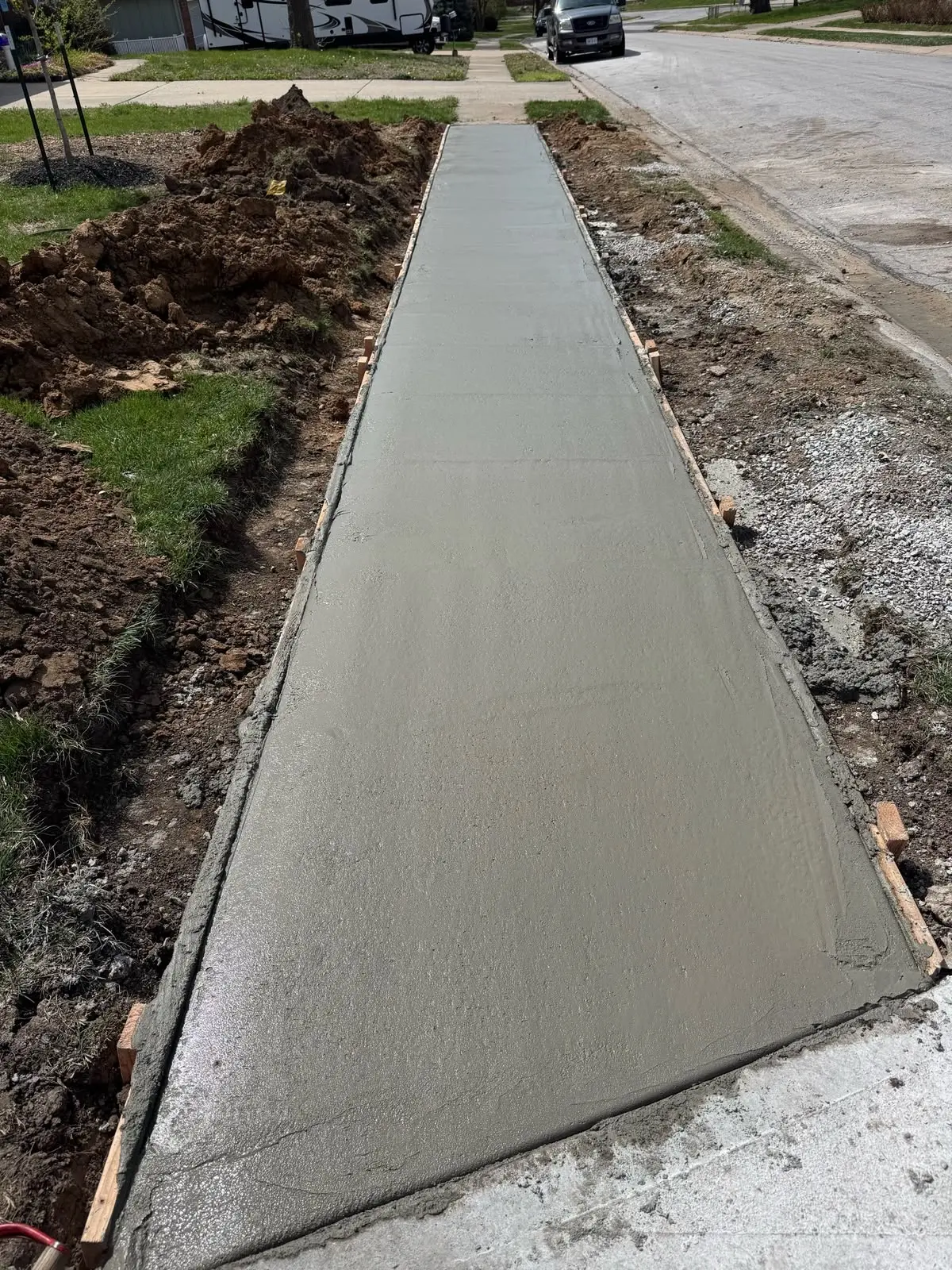 Contrapiso e laje de concreto executado com concreto usinado